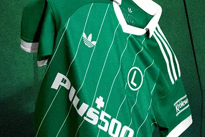 Legia Warszawa prezentuje retro koszulkę wyjazdową